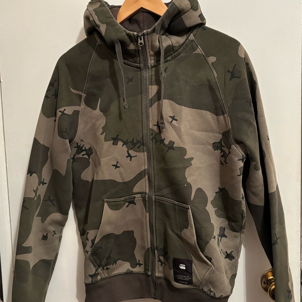 Men Gstar Sweater hoodie camo